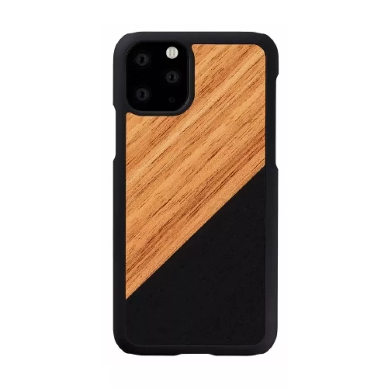man and wood išmaniojo telefono dėklas, skirtas iPhone 11 Pro — vesterno juoda