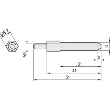SCHROFF 60895018 kodavimo kaiščiai 20 vnt. (60895018)