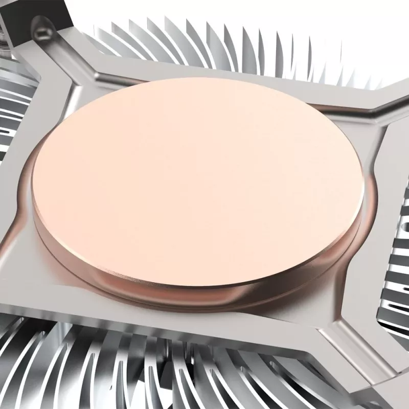 Akasa Intel LGA1700 procesoriaus hibridinis aušintuvas 9 cm aliuminis, juodas 1 vnt.