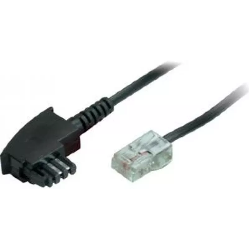 telefoninis kabelis ShiverPeaks BS70002-10 10 m juodas