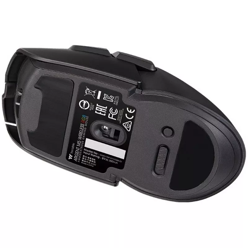 Thermaltake Argent M5 pelė abiem rankoms tinkama RF belaidė+Bluetooth+USB Type-A optinė 16000 DPI (GMO-TMF-HYOOBK-01)