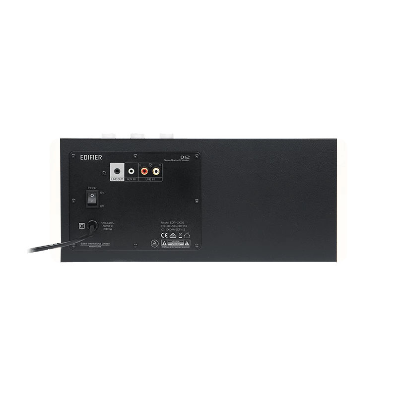 Edifier Small Powered Speaker | D12 | Bluetooth | White | Wireless connection