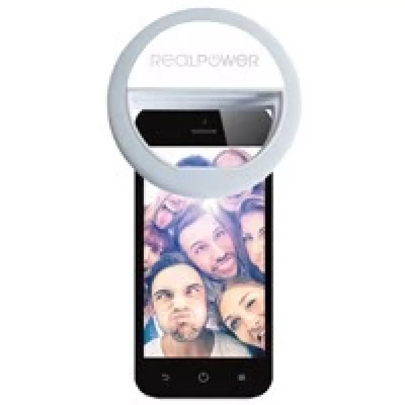 RealPower išmaniojo telefono žiedinis apšvietimas Eva Selfie Light