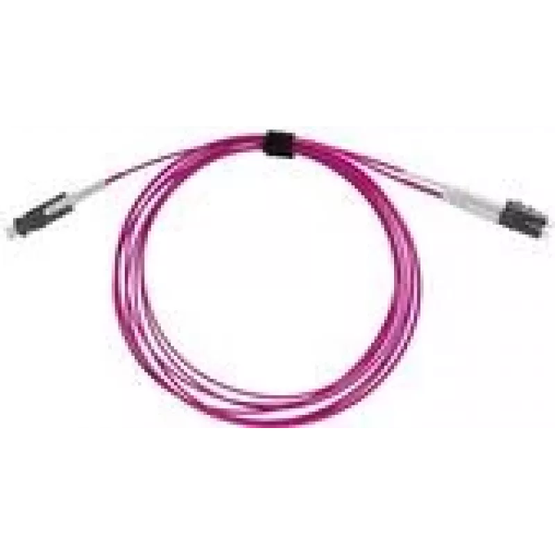 Šviesolaidinis kabelis BlueOptics NM7902QD116005M-BO SN LC OM4 5 m Juoda Rožinė Balta