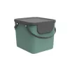 Atliekų talpykla rotho Albula 40 L stačiakampė plastikinė, žalia, 40 L, 400×358×340 mm