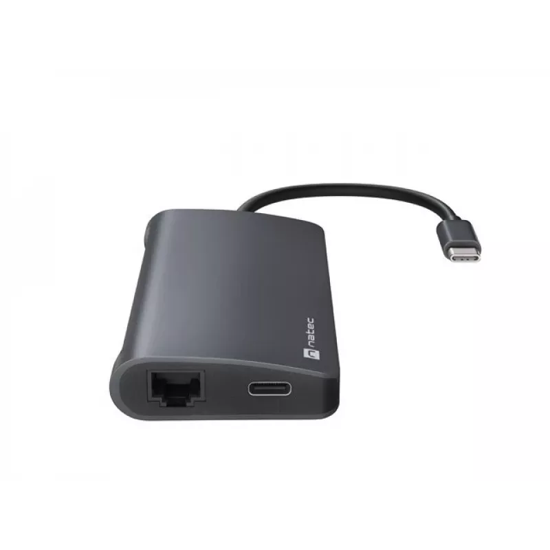 Doko stotelė NATEC NMP-2162 USB 3.2 Gen 1 Type-C pilka laidinė