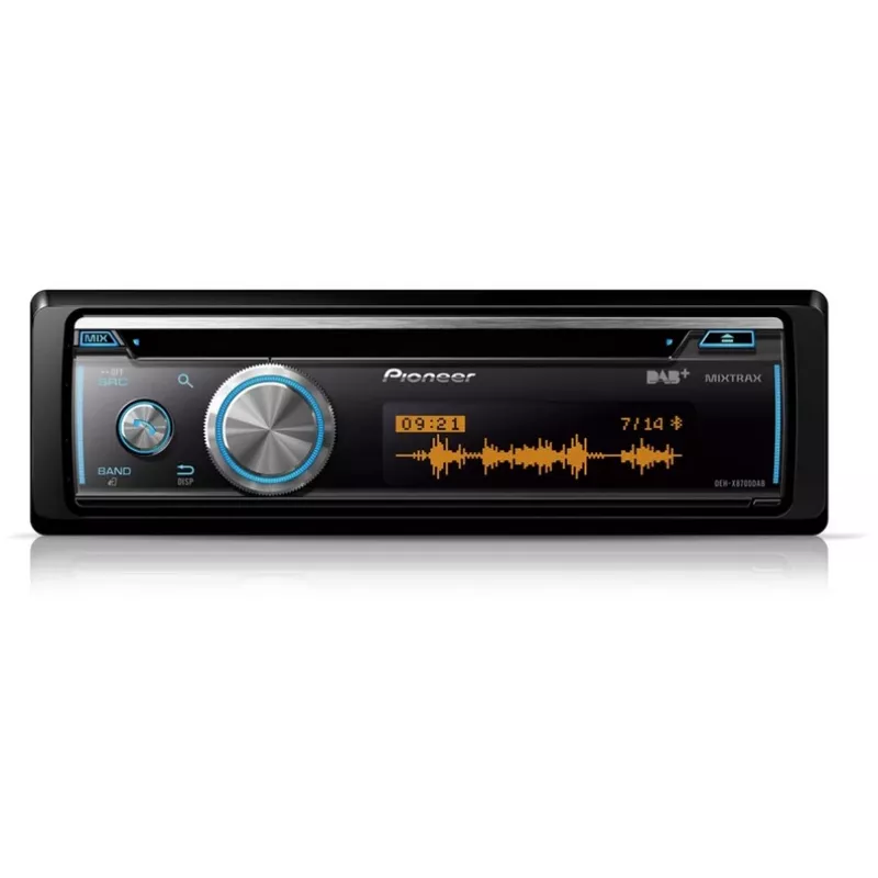 Automobilinis medijos grotuvas Pioneer DEH-X8700DAB Juodas