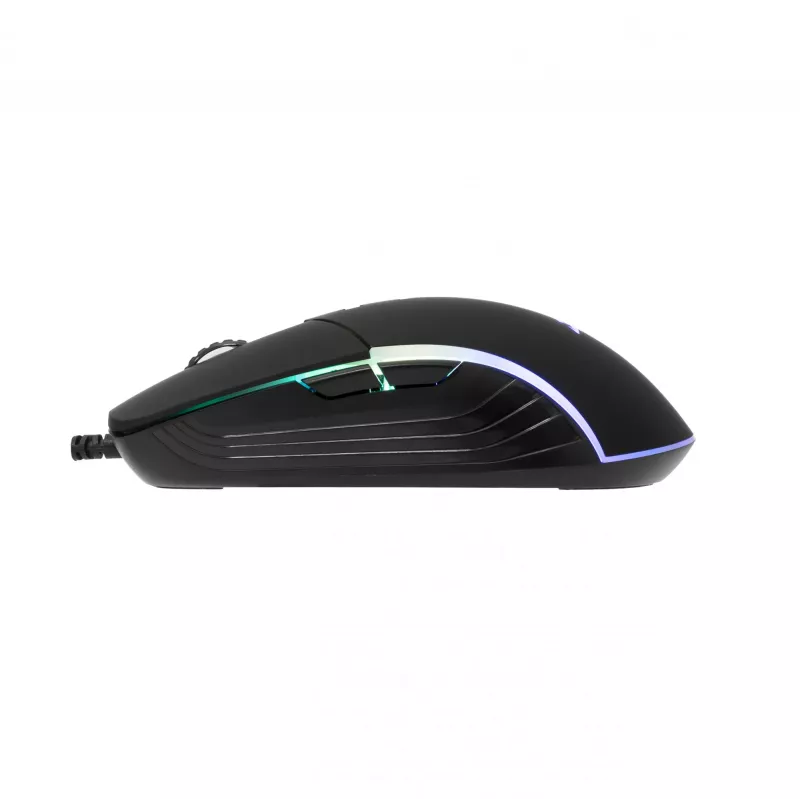 Pelė Baracuda BGM-011 Nautilus Juoda RGB USB