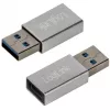 LogiLink AU0056 USB 3.2 Gen 1 adapteris USB Type-C lizdas, sidabrinis