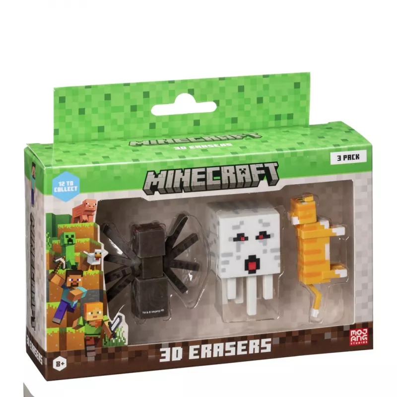 MINECRAFT 3D TRINTUKAI – 3 VNT. VER.A