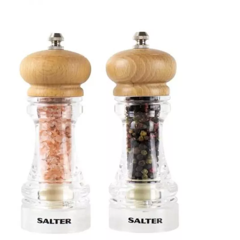 Druskos ir pipirų malūnėlių rinkinys Salter 7607 WDXR