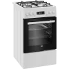 Dujinė kaitlentė ir elektrinė orkaitė BEKO FSM51339DWDS 50 cm, balta, energinio naudingumo klasė A