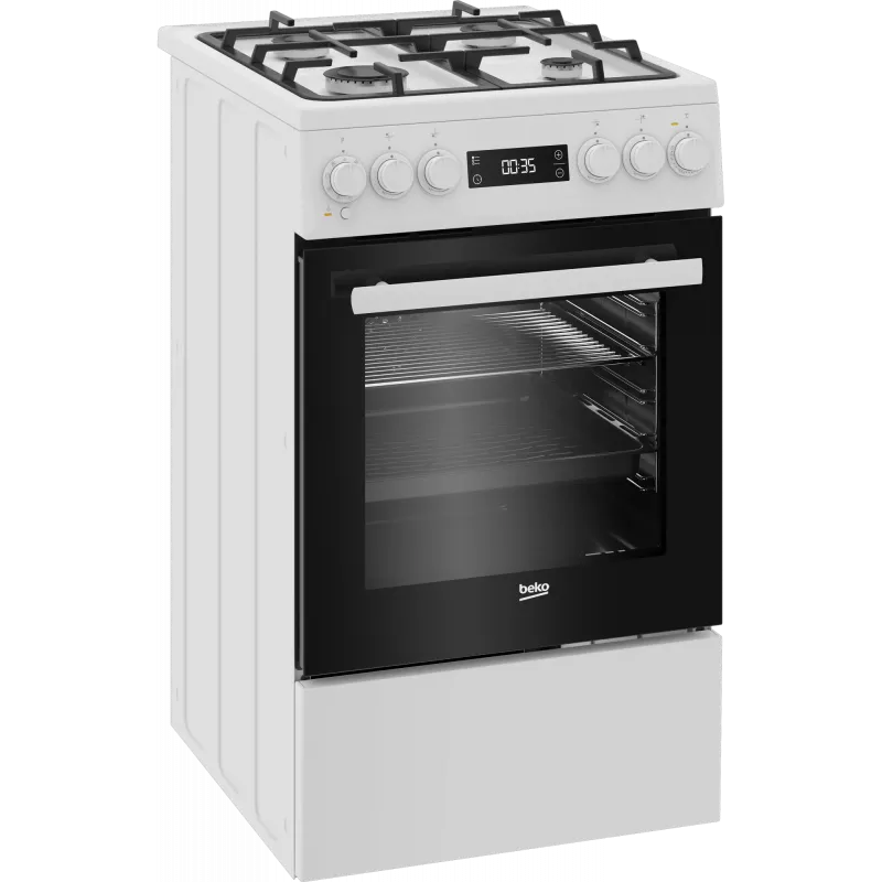 Dujinė kaitlentė ir elektrinė orkaitė BEKO FSM51339DWDS 50 cm, balta, energinio naudingumo klasė A