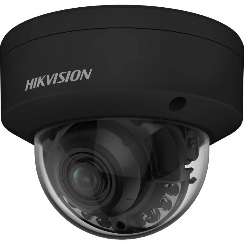 Hikvision Pro Series with ColorVu DS-2CD2747G2HT-LIZS(2.8-12)/eF/BLK kupolinė IP apsaugos kamera, skirta naudoti patalpose ir lauke, 2688 x 1520 pikselių, montuojama ant lubų