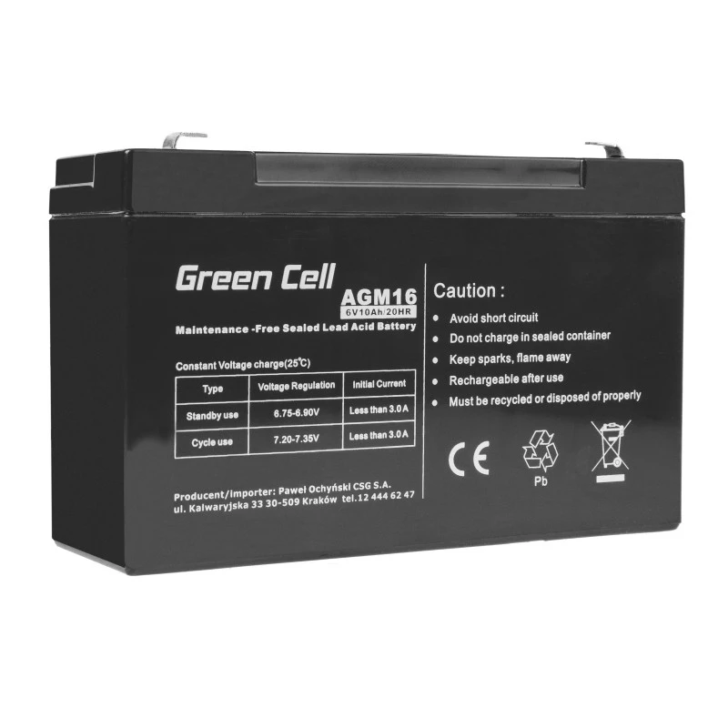 UPS baterija „Sealed Lead Acid Green Cell AGM16“