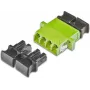 Lightwin aukštos kokybės LWL jungtis, LC, quadro, daugiamodė OM5 mova (LKUP 4LC-4LC MM OM5)