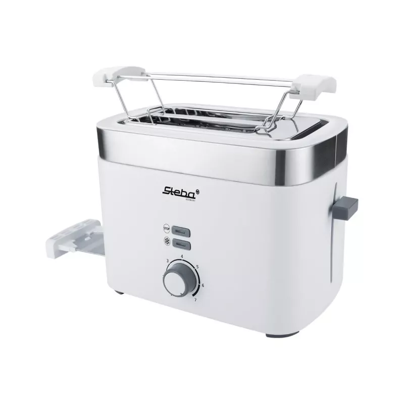 Skrudintuvas Steba TO 10 BIANCO 2 riekėms 930 W sidabrinis baltas