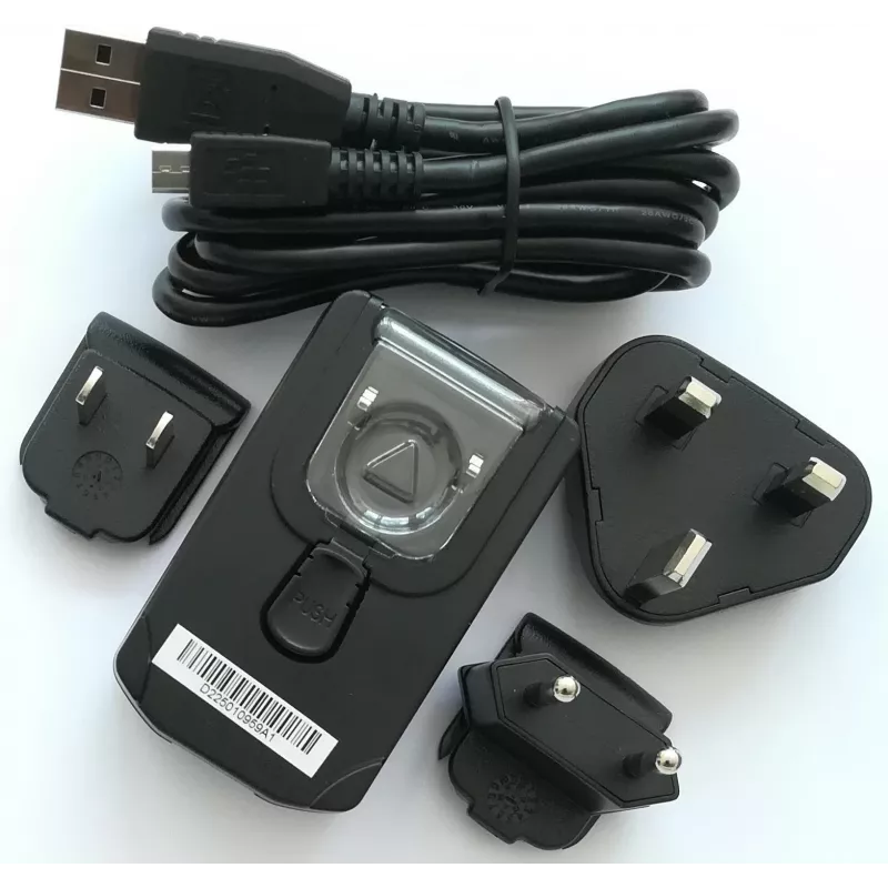 Įkroviklis JuodaBERRY ASY-06338-010 Micro USB su kabeliu