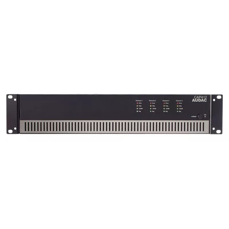 AUDAC CAP412 garso stiprintuvas 4.0 kanalų 480 W D klasė juoda