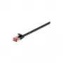 Wentronic Goobay CAT 6 plokščias komutacinis kabelis, U/FTP, juodas, 15 m – varinis (94238)