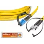 Lightwin LDP-09 LC-ST 1.0 FD šviesolaidinis kabelis 1 m OS2 geltonas (LDP-09 LC-ST 1.0 FD)