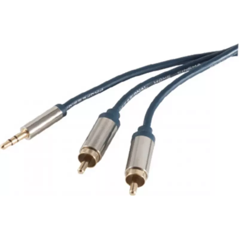 Audio kabelis 3,5 mm į 2 × RCA ShiverPeaks SP30831-plonas