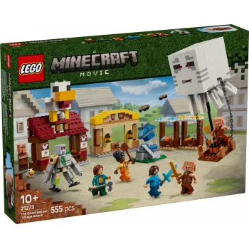 LEGO MINECRAFT 21273 The Ghast Balloon Village Attack