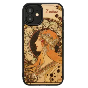 Telefono dėklas Man and Wood, skirtas iPhone 12 mini — Zodiac serija, juodas