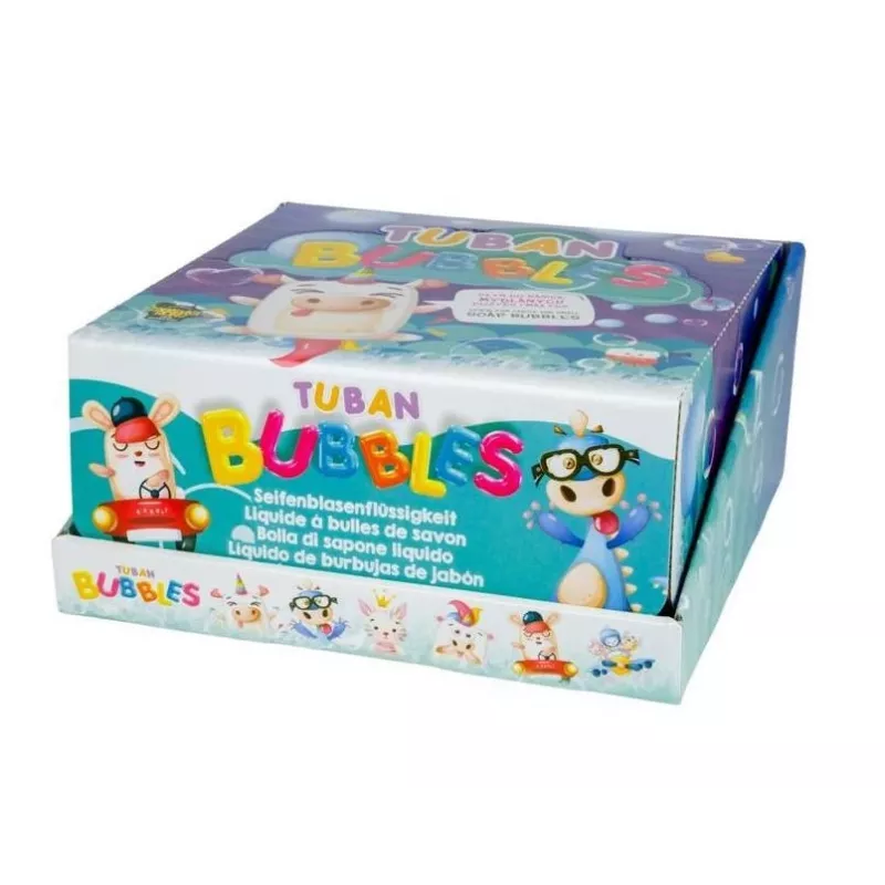 Burbulų rinkinys Tuban DISPLAY MAŽI MUILO BURBULAI MIŠRUS 36 VNT. x 60 ml