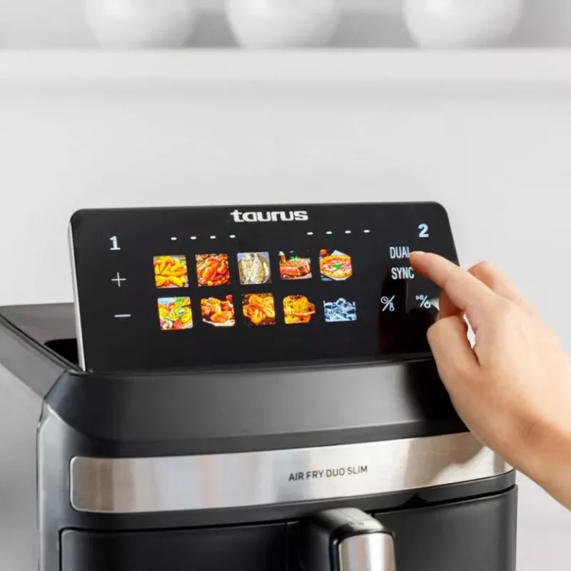 Taurus Air Duo Slim bekepuris gruzdintuvas su dviem krepšeliais