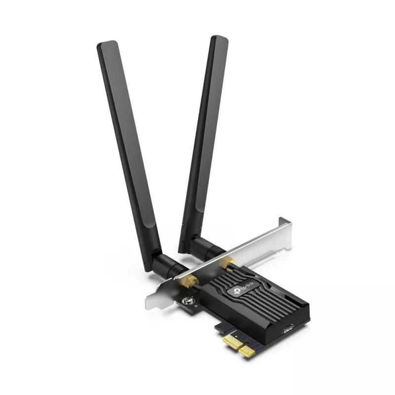 „Wi-Fi 6 Bluetooth“ PCIe adapteris TP‑LINK Archer TX10E AX900 — PCIe kortelė, AX900 Wi‑Fi 6, „Bluetooth“