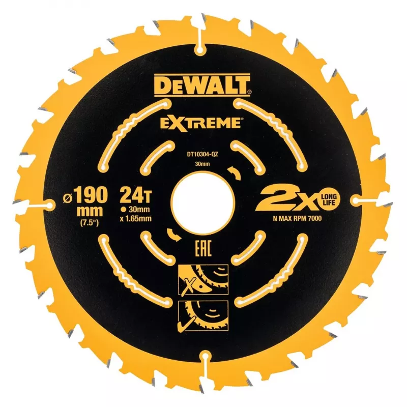 diskinis pjūklo diskas DeWALT DT10399-QZ
