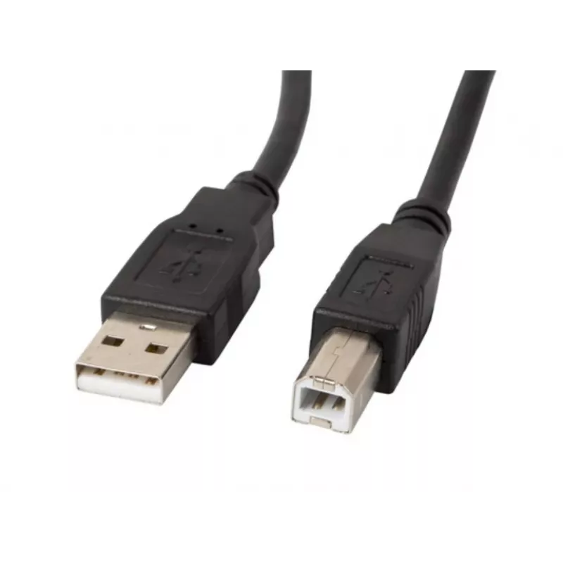 Lanberg CA-USBA-10CC-0030-BK USB kabelis 3 M USB 2.0 USB B juodas (CA-USBA-10CC-0030-BK)