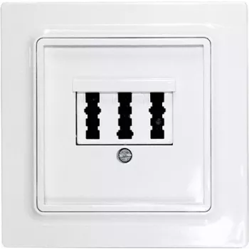 Eltako TAE dangtelio plokštė triguba E-Design TAE55E/3-wg (30055836)