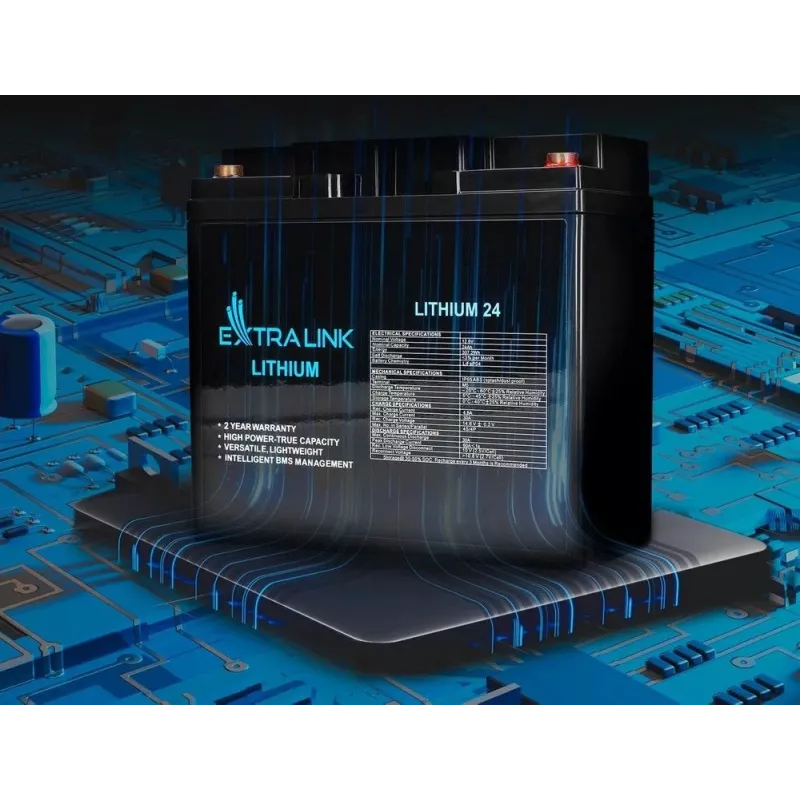 Extralink įkraunama baterija LiFePO4 24000 mAh 12,8 V