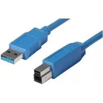 shiverpeaks BASIC-S USB 3.0 laidas, A kištukas - B kištukas 0,5 m, laidas ir kištukas: mėlyni, dvigubai ekranuotas, maks. (BS77030)