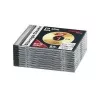 Hama plonas CD dėklas (10 vnt. pakuotė), 1 diskas, permatomas