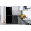 Dviduris šaldytuvas-šaldiklis Sam Cook PSC-WG-1020AA/B 351 l, energinio naudingumo klasė E, juodas
