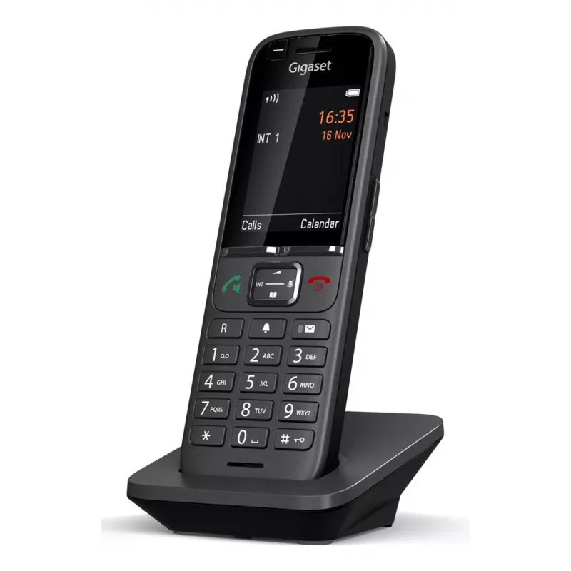 Gigaset N530 IP PRO + S700H PRO DECT telefonas su skambintojo ID antracito spalvos