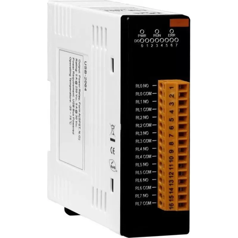USB I/O MODULIS, 8xRO POWER