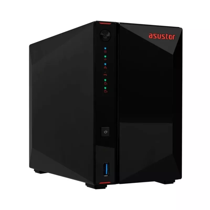 Asustor AS5402T NAS/saugojimo serveris Intel® Celeron® N5105 4 GB DDR4 0 TB ADM juodas