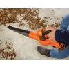 Black & Decker GWC1820PC belaidis lapų pūstuvas 209 km/h Juoda, Oranžinė 18 V Ličio
