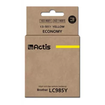 Actis KB-985Y rašalas (pakaitalas Brother LC985Y; standartinis; 19,5 ml; geltonas)