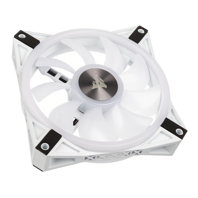 Corsair iCUE QL120 120 mm ARGB korpuso ventiliatorius – baltas