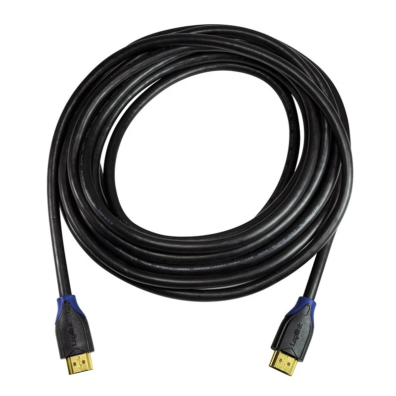 LogiLink CH0062 HDMI laidas 2 m juodas 4K UHD garso grąžinimo kanalas auksinis P