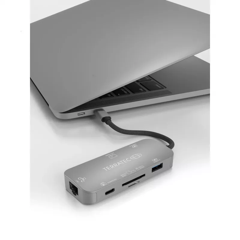 USB Hub Terratec Connect C8 USB 2.0 Type-C Pilkas
