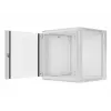 Lanberg sieninė montavimo spinta 19'' 12U 600x600 mm pilka (stiklinės durys)