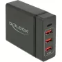 DeLOCK USB sieninis įkroviklis 63974 Universal Juoda AC Indoor