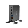 Shuttle XPC Nano PC NC40U, Intel Celeron 7305U, 1x HDMI, 1x DP, 1x USB-C/DP, 6x USB3.2, 1x 2,5 colio lizdas, 2x M.2, 1x LAN, RAID, 24/7 nuolatinis veikimas, įsk. VESA ir stovą