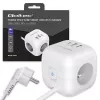 Maitinimo kubas QOLTEC 52547 – maitinimo šakotuvas su 3× AC lizdais, 2× USB-A, 1× USB-C PD 20W